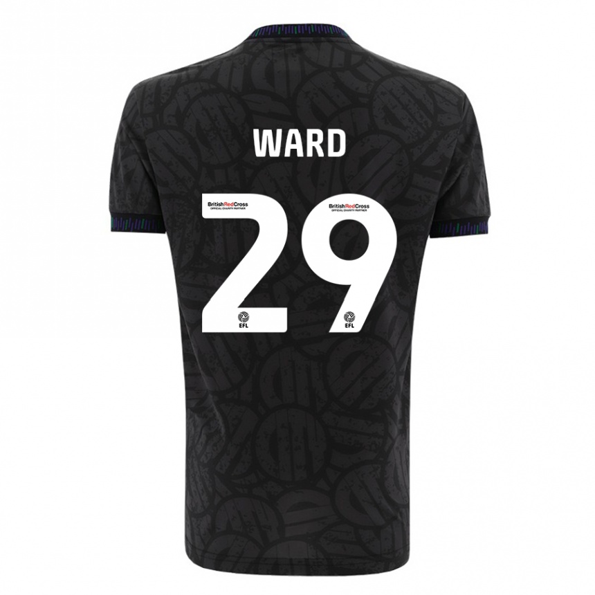 Women Football Mari Ward #29 Black Away Jersey 2023/24 T-Shirt Canada