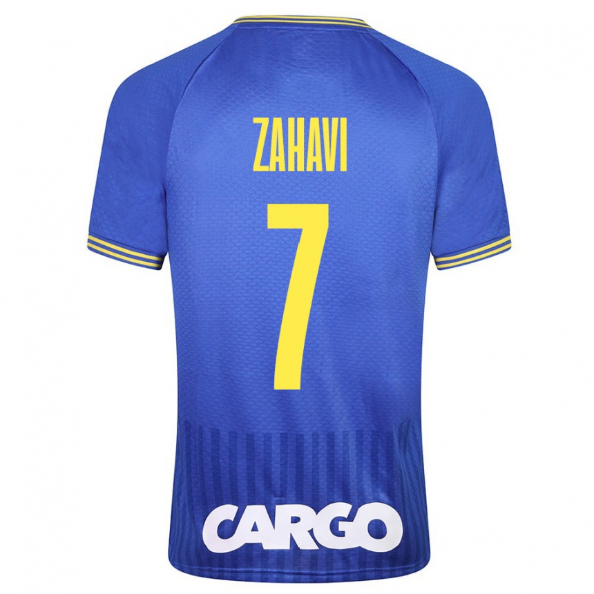 Women Football Eran Zahavi #7 Blue Away Jersey 2023/24 T-Shirt Canada