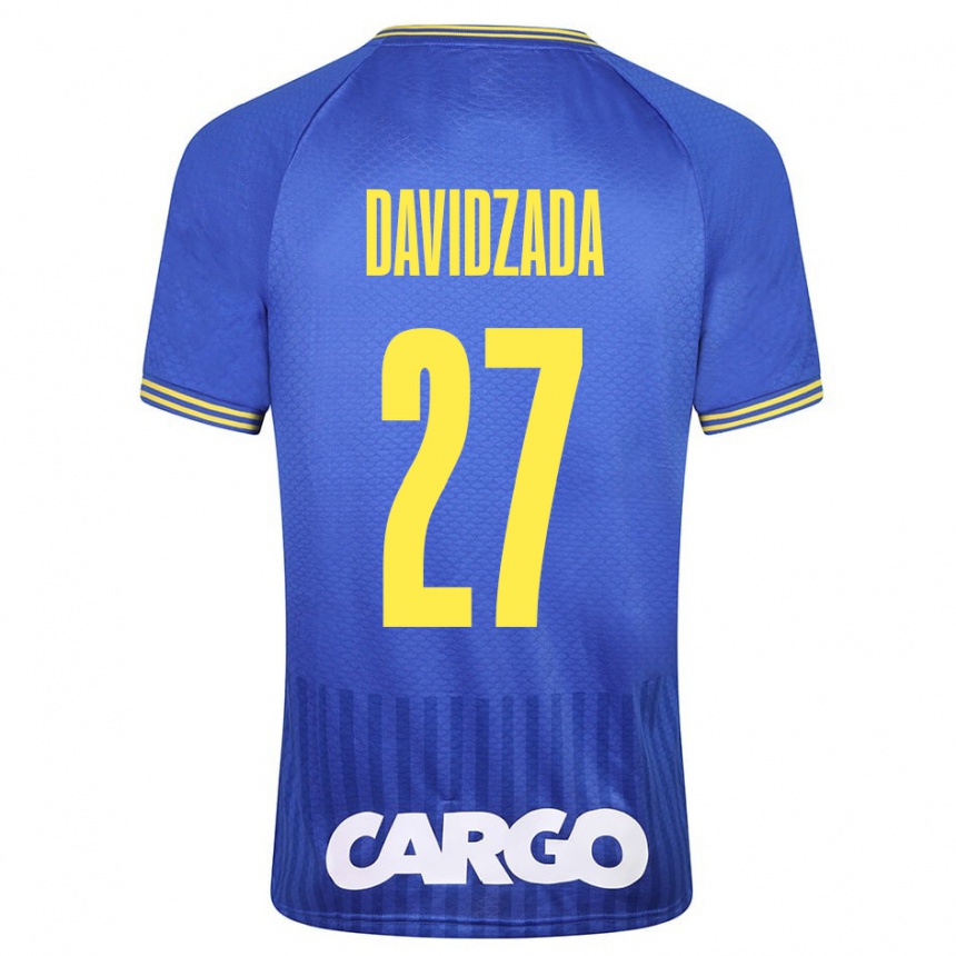 Women Football Ofir Davidzada #27 Blue Away Jersey 2023/24 T-Shirt Canada