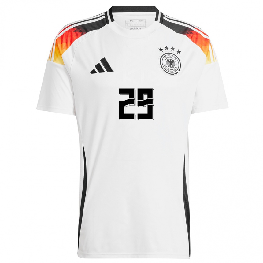 Kids Football Germany Selina Cerci #29 White Home Jersey 24-26 T-Shirt Canada