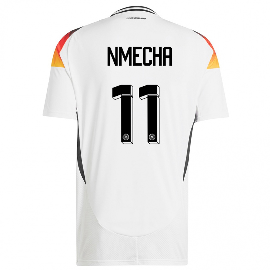 Kids Football Germany Lukas Nmecha #11 White Home Jersey 24-26 T-Shirt Canada