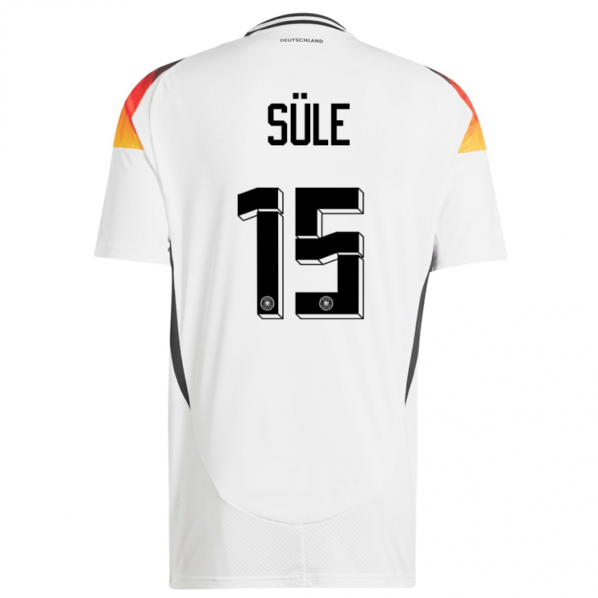 Kids Football Germany Niklas Sule #15 White Home Jersey 24-26 T-Shirt Canada