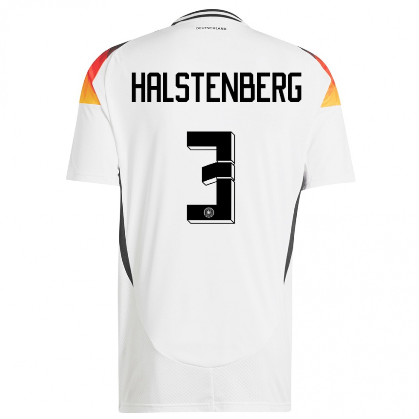 Kids Football Germany Marcel Halstenberg #3 White Home Jersey 24-26 T-Shirt Canada