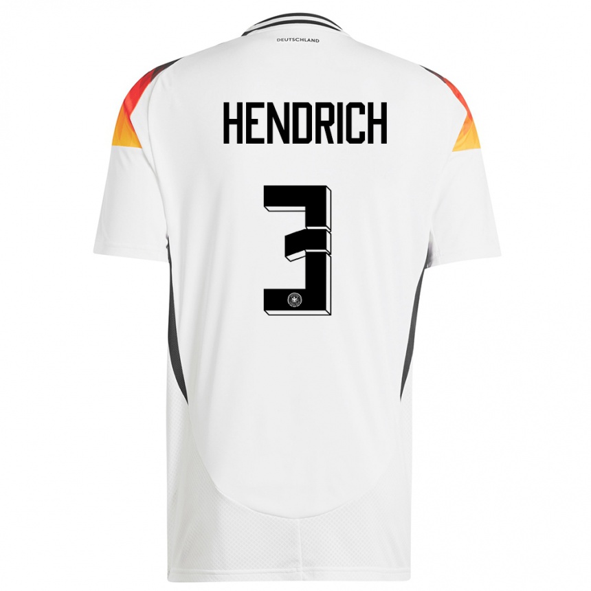 Kids Football Germany Kathrin Hendrich #3 White Home Jersey 24-26 T-Shirt Canada