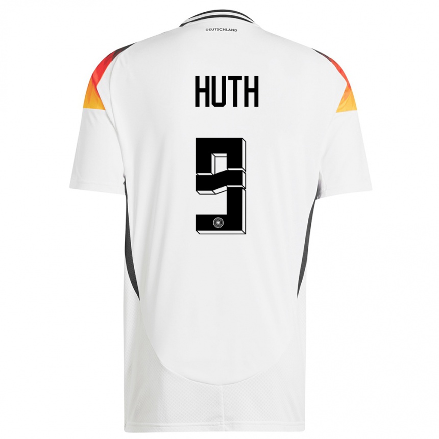 Kids Football Germany Svenja Huth #9 White Home Jersey 24-26 T-Shirt Canada