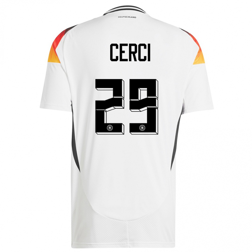 Kids Football Germany Selina Cerci #29 White Home Jersey 24-26 T-Shirt Canada