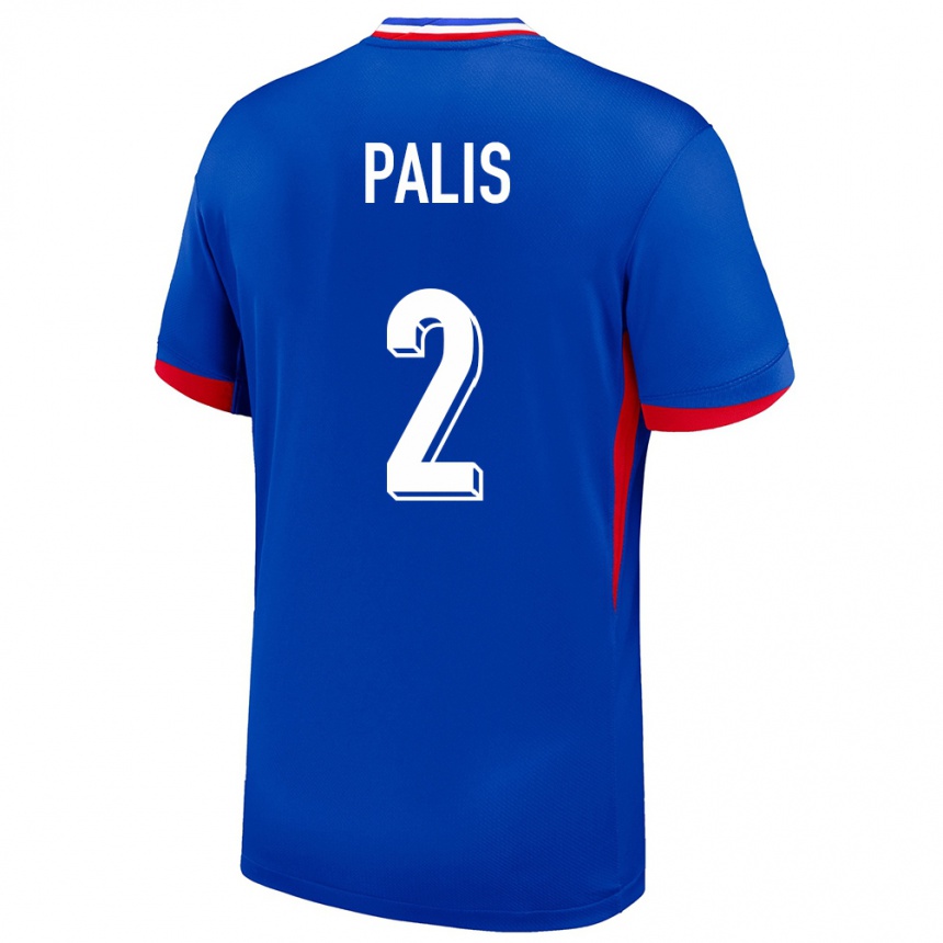 Kids Football France Ella Palis #2 Blue Home Jersey 24-26 T-Shirt Canada