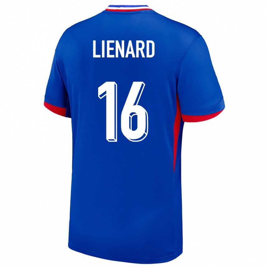 Kids Football France Yann Lienard #16 Blue Home Jersey 24-26 T-Shirt Canada