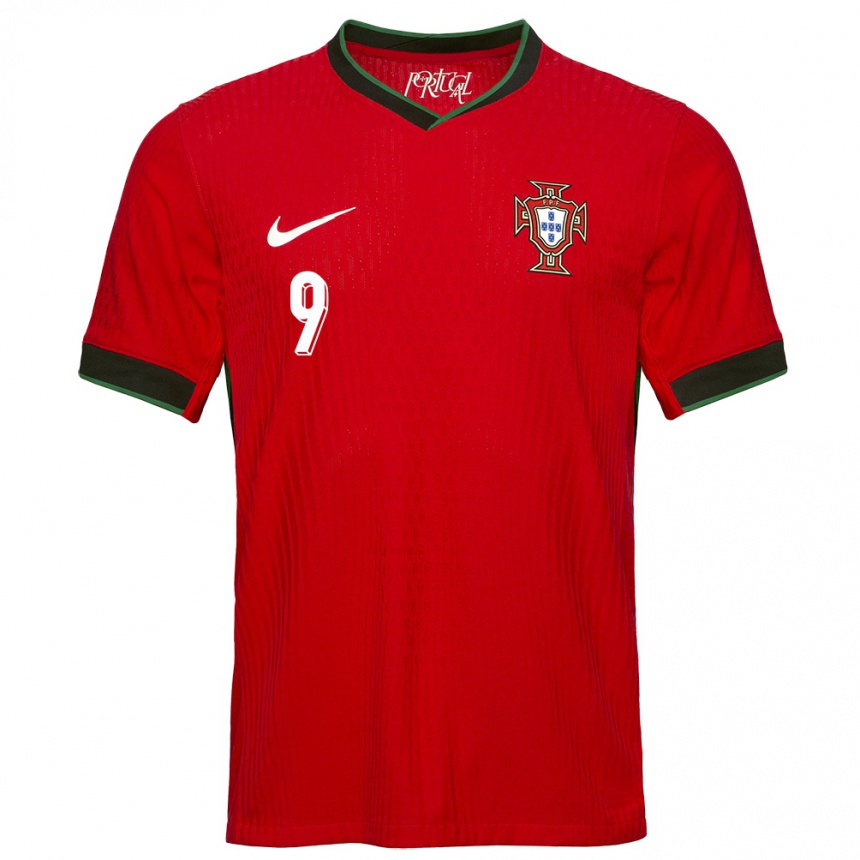 Kids Football Portugal Goncalo Ramos #9 Red Home Jersey 24-26 T-Shirt Canada