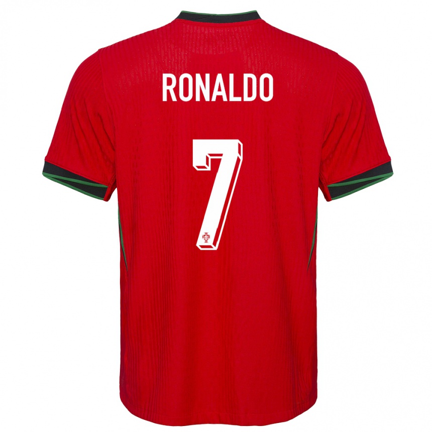 Kids Football Portugal Cristiano Ronaldo #7 Red Home Jersey 24-26 T-Shirt Canada