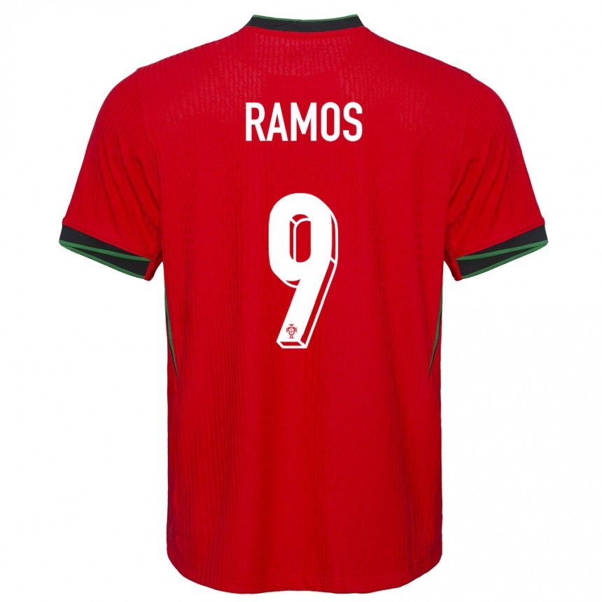 Kids Football Portugal Goncalo Ramos #9 Red Home Jersey 24-26 T-Shirt Canada