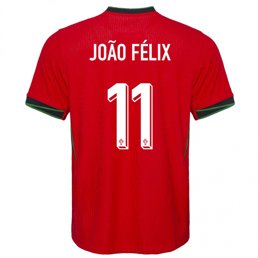 Kids Football Portugal Joao Felix #11 Red Home Jersey 24-26 T-Shirt Canada