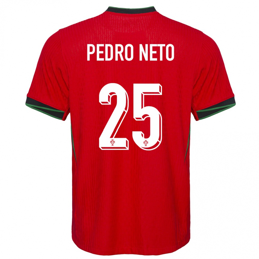 Kids Football Portugal Pedro Neto #25 Red Home Jersey 24-26 T-Shirt Canada