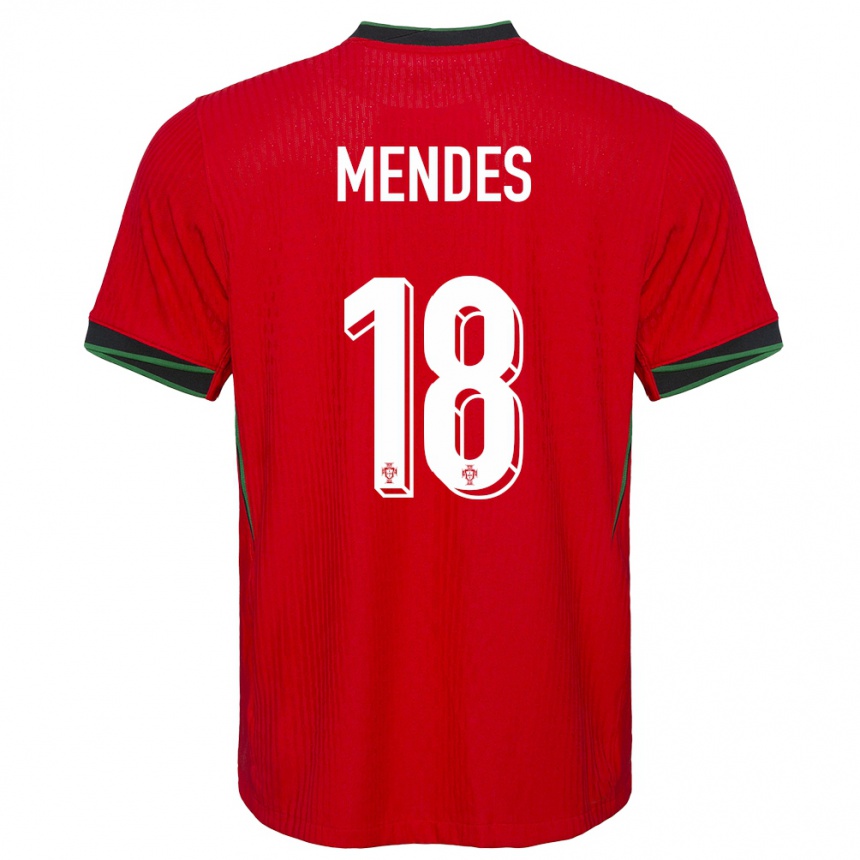 Kids Football Portugal Carolina Mendes #18 Red Home Jersey 24-26 T-Shirt Canada