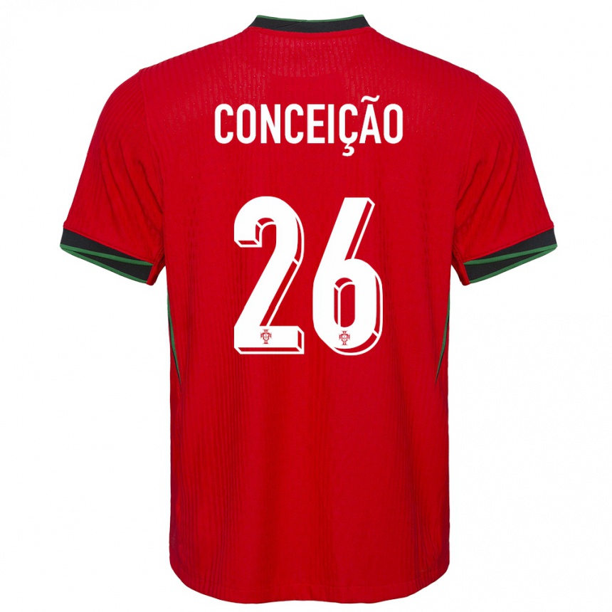 Kids Football Portugal Francisco Conceicao #26 Red Home Jersey 24-26 T-Shirt Canada