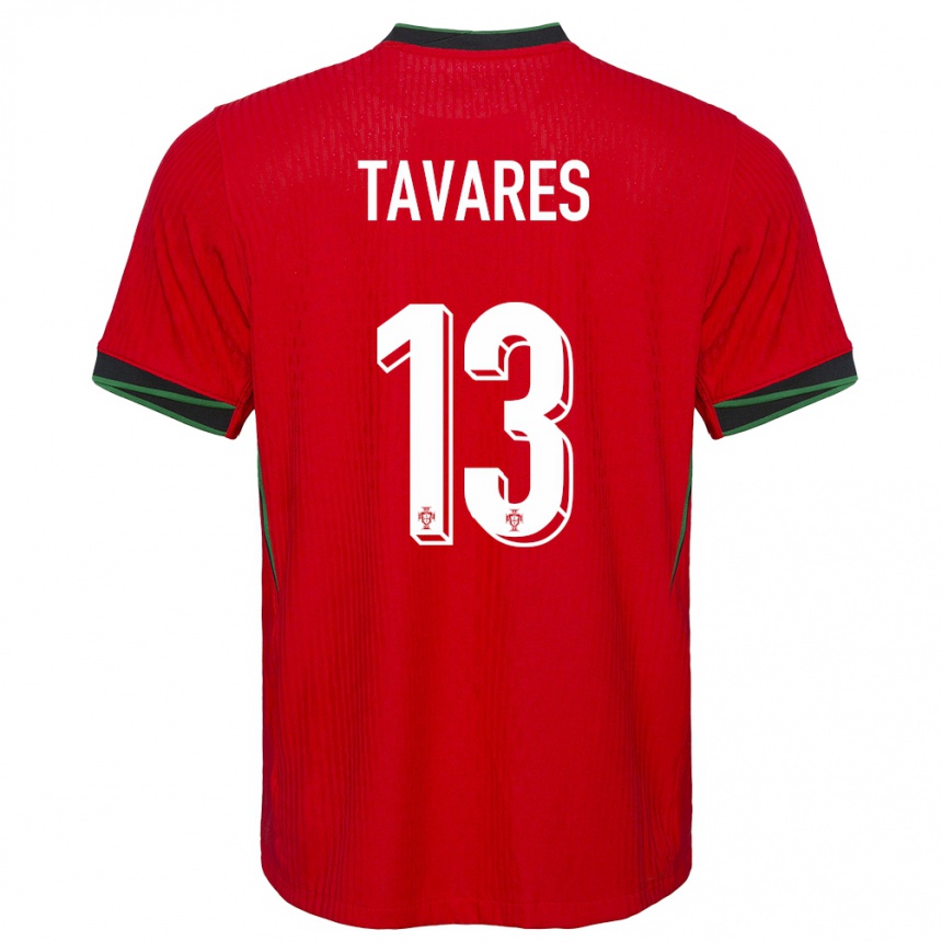 Kids Football Portugal Nuno Tavares #13 Red Home Jersey 24-26 T-Shirt Canada