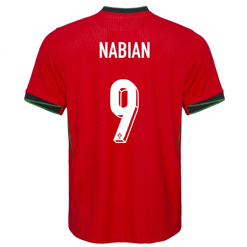 Kids Football Portugal Herculano Nabian #9 Red Home Jersey 24-26 T-Shirt Canada