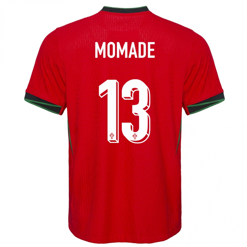 Kids Football Portugal Rayhan Momade #13 Red Home Jersey 24-26 T-Shirt Canada