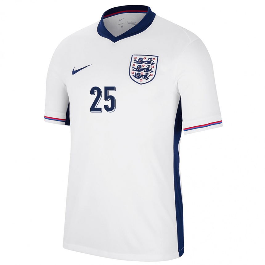 Kids Football England Adam Wharton #25 White Home Jersey 24-26 T-Shirt Canada