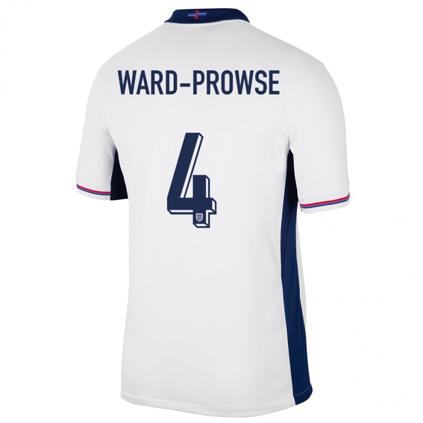 Kids Football England James Ward-Prowse #4 White Home Jersey 24-26 T-Shirt Canada