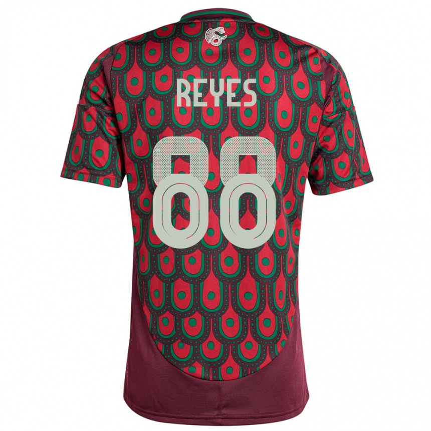 Kids Football Mexico Maricarmen Reyes #88 Maroon Home Jersey 24-26 T-Shirt Canada