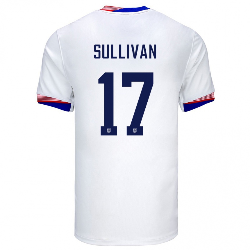 Kids Football United States Andi Sullivan #17 White Home Jersey 24-26 T-Shirt Canada