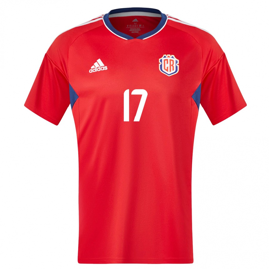 Kids Football Costa Rica Michelle Montero #17 Red Home Jersey 24-26 T-Shirt Canada