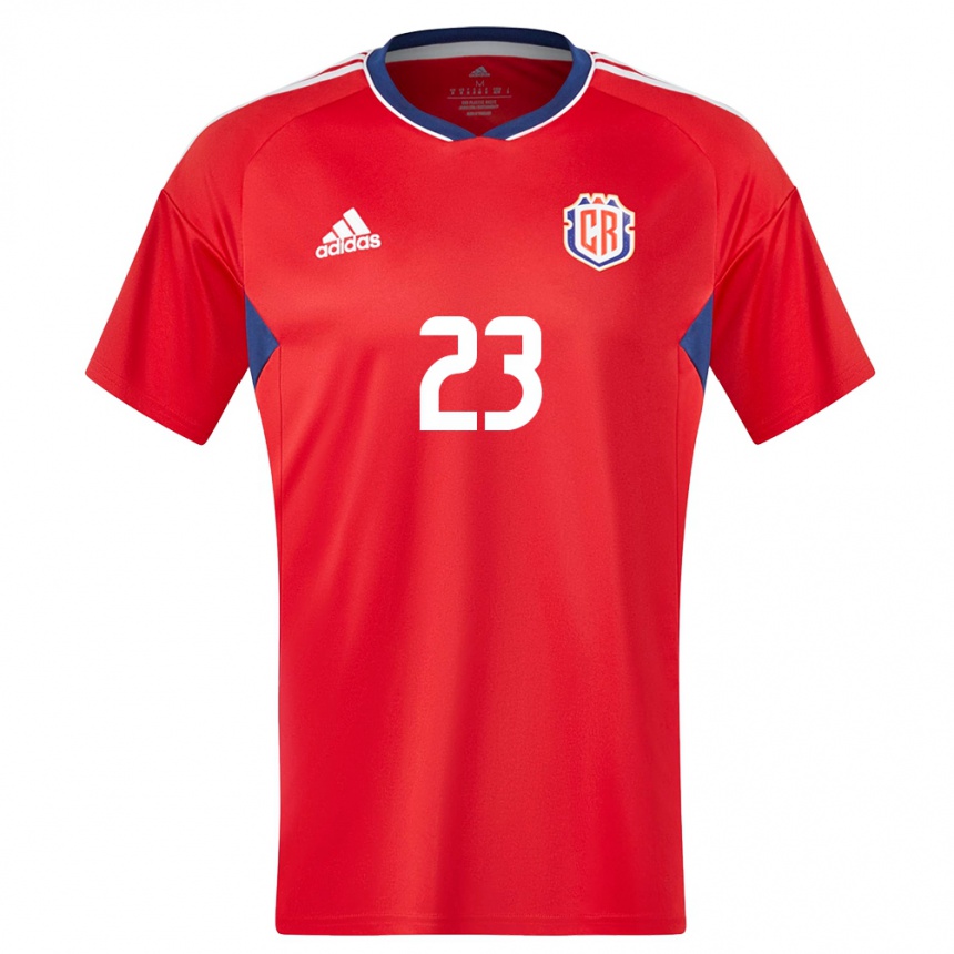 Kids Football Costa Rica Daniela Solera #23 Red Home Jersey 24-26 T-Shirt Canada