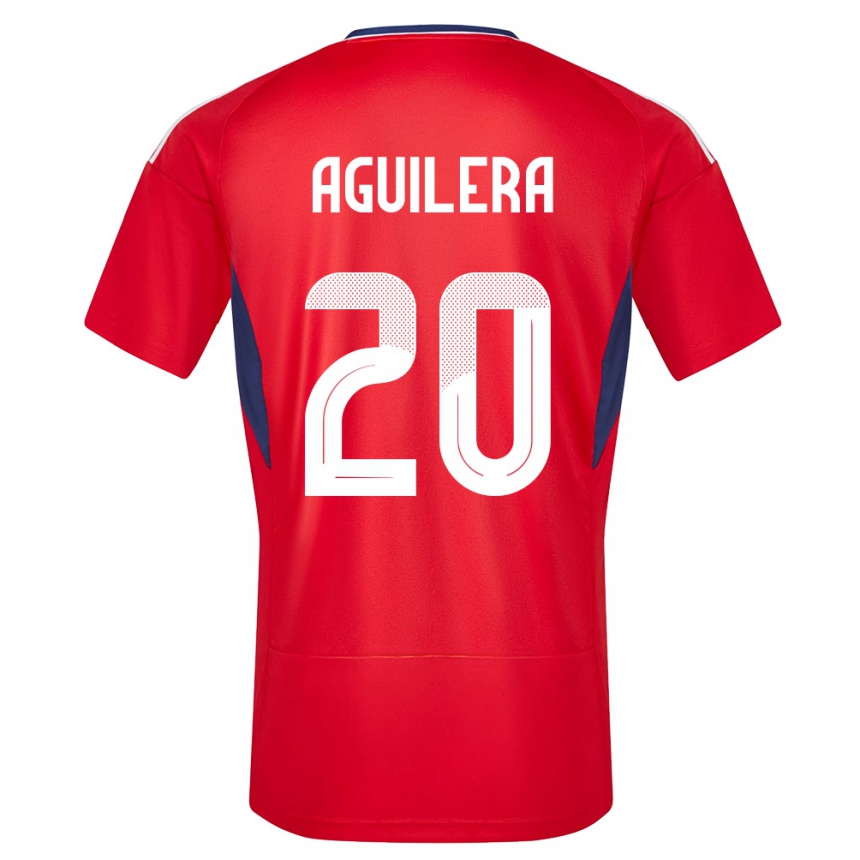 Kids Football Costa Rica Brandon Aguilera #20 Red Home Jersey 24-26 T-Shirt Canada