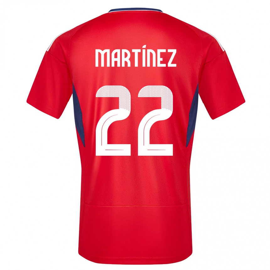 Kids Football Costa Rica Carlos Martinez #22 Red Home Jersey 24-26 T-Shirt Canada