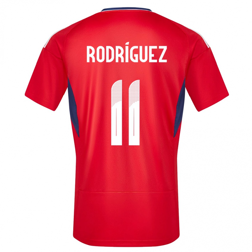 Kids Football Costa Rica Raquel Rodriguez #11 Red Home Jersey 24-26 T-Shirt Canada