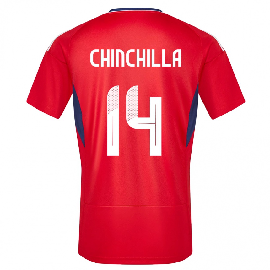 Kids Football Costa Rica Priscila Chinchilla #14 Red Home Jersey 24-26 T-Shirt Canada