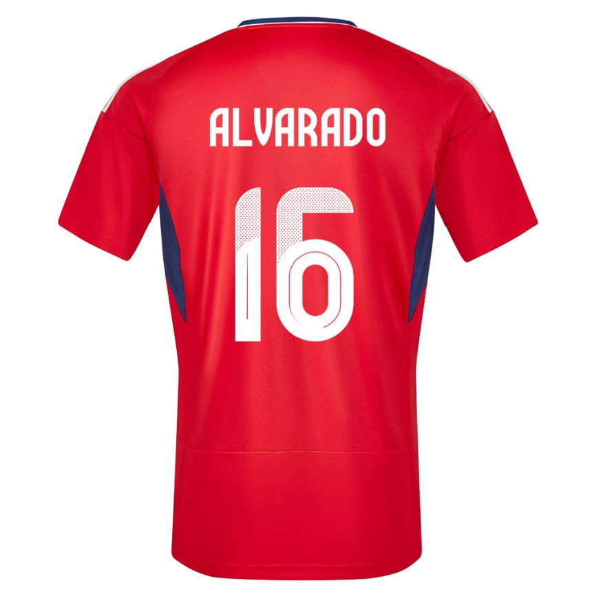 Kids Football Costa Rica Katherine Alvarado #16 Red Home Jersey 24-26 T-Shirt Canada