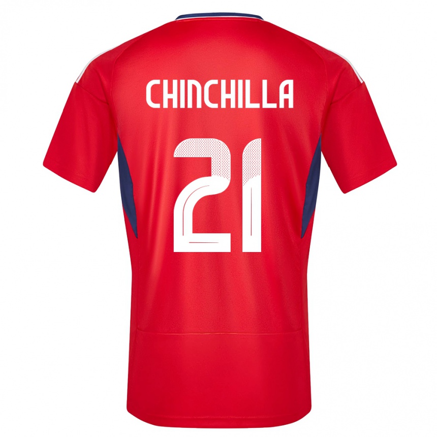 Kids Football Costa Rica Viviana Chinchilla #21 Red Home Jersey 24-26 T-Shirt Canada