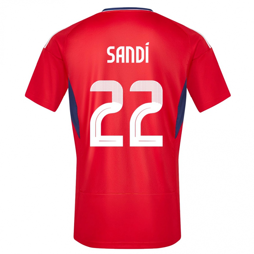 Kids Football Costa Rica Cristel Sandi #22 Red Home Jersey 24-26 T-Shirt Canada