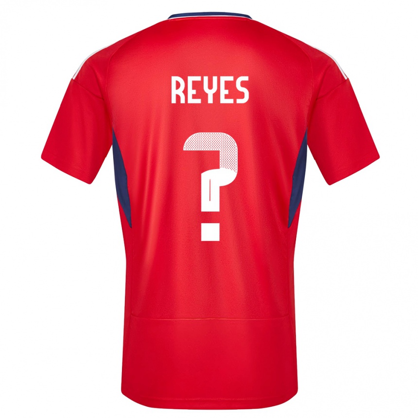 Kids Football Costa Rica Kenan Reyes #0 Red Home Jersey 24-26 T-Shirt Canada