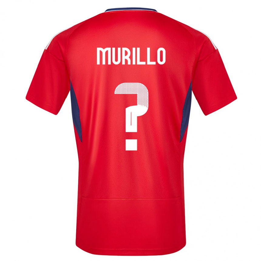 Kids Football Costa Rica Isaac Murillo #0 Red Home Jersey 24-26 T-Shirt Canada