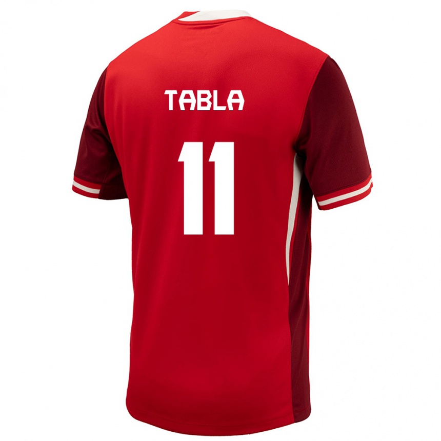 Kids Football Canada Ballou Tabla #11 Red Home Jersey 24-26 T-Shirt Canada