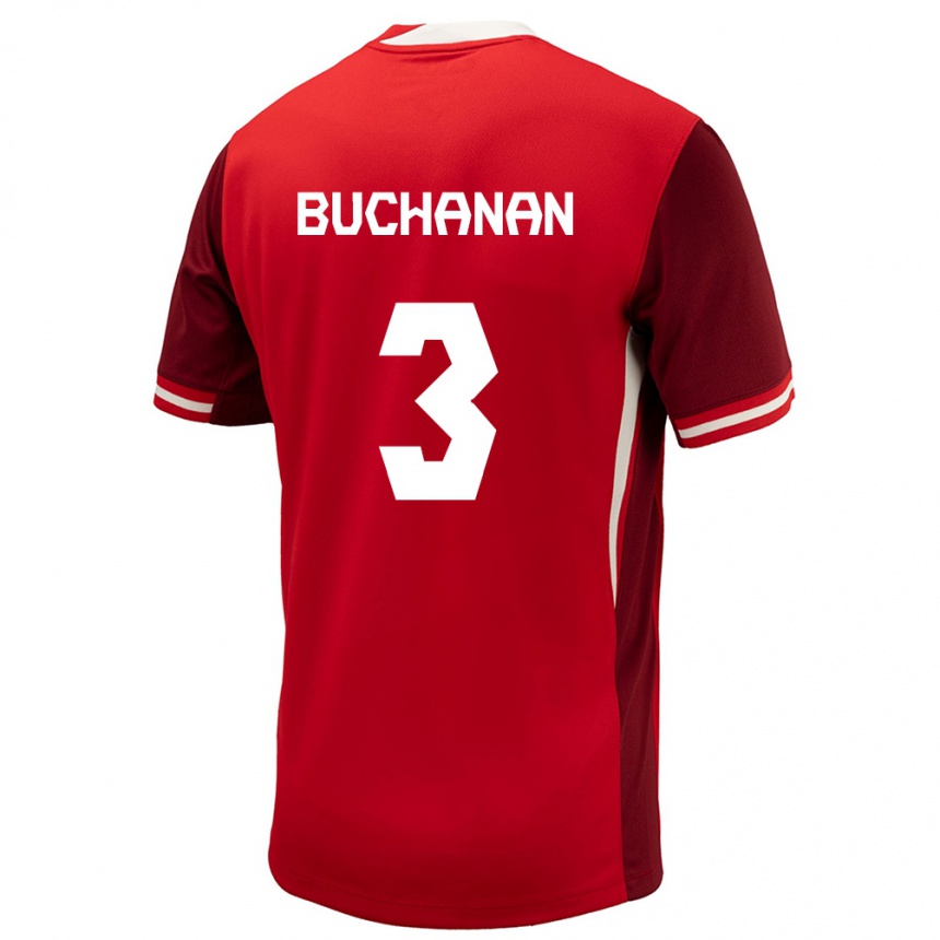 Kids Football Canada Kadeisha Buchanan #3 Red Home Jersey 24-26 T-Shirt Canada