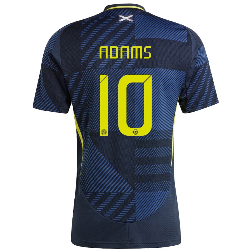 Kids Football Scotland Ché Adams #10 Dark Blue Home Jersey 24-26 T-Shirt Canada