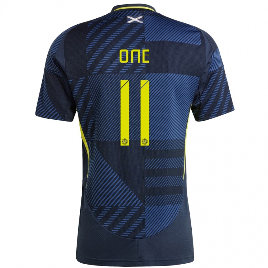 Kids Football Scotland Ryan Oné #11 Dark Blue Home Jersey 24-26 T-Shirt Canada