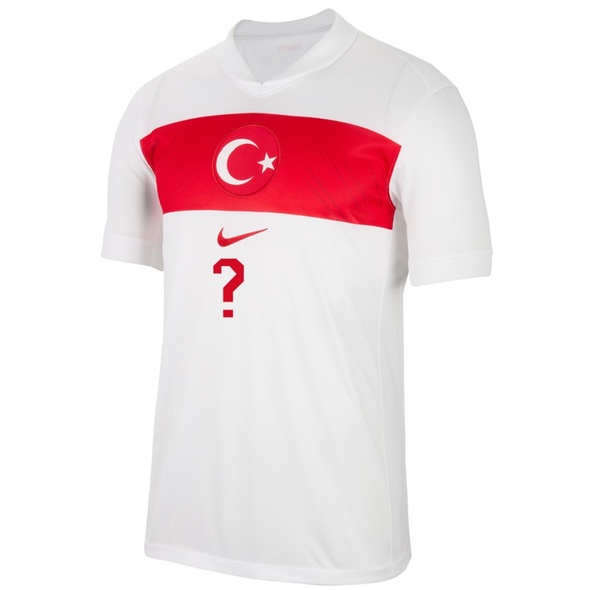 Kids Football Turkey Elyas Bagci #0 White Home Jersey 24-26 T-Shirt Canada