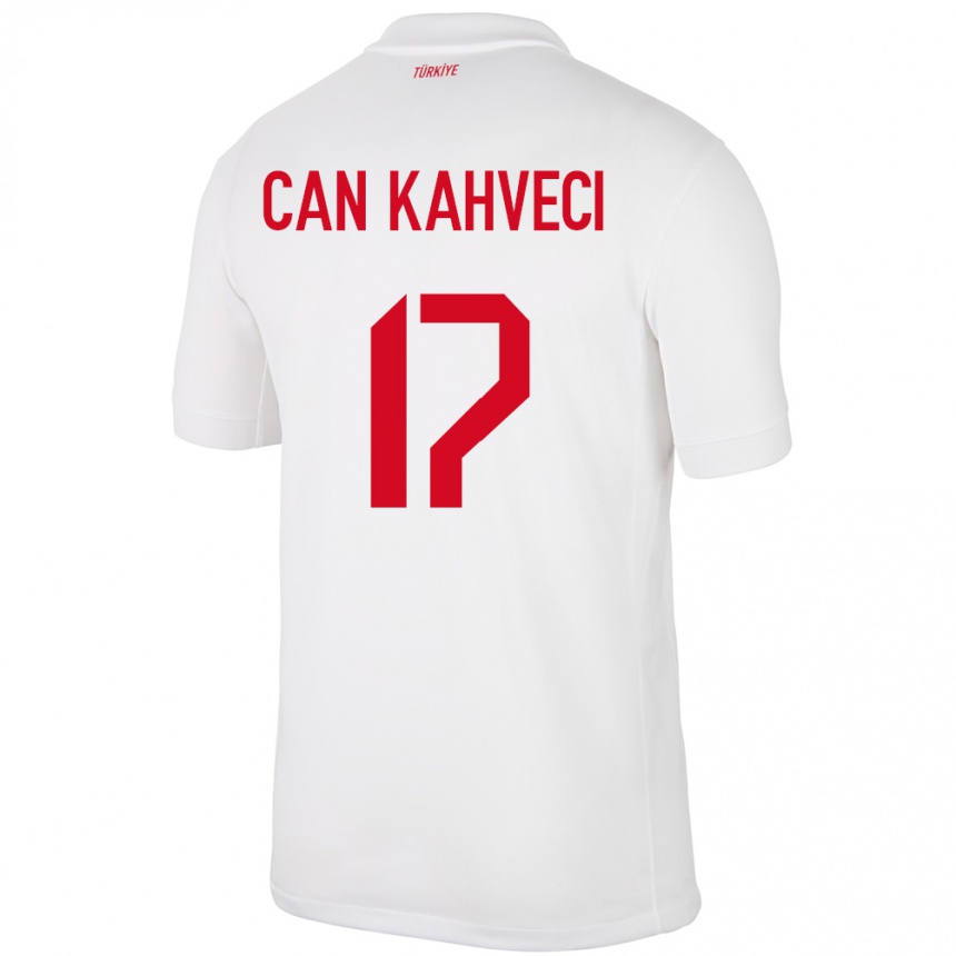 Kids Football Turkey İrfan Can Kahveci #17 White Home Jersey 24-26 T-Shirt Canada