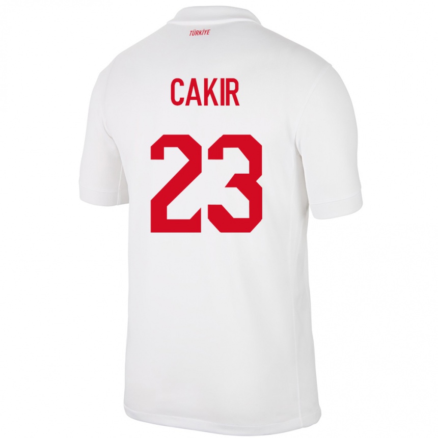 Kids Football Turkey Uğurcan Çakır #23 White Home Jersey 24-26 T-Shirt Canada