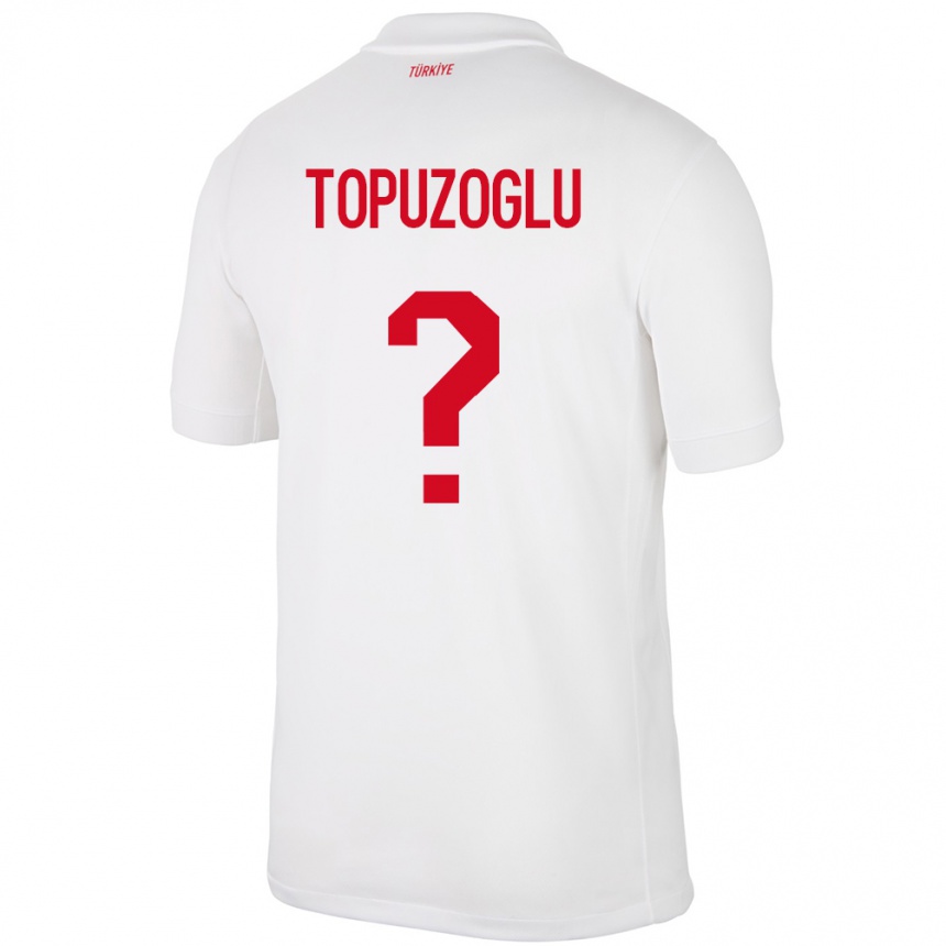 Kids Football Turkey Berna Topuzoğlu #0 White Home Jersey 24-26 T-Shirt Canada