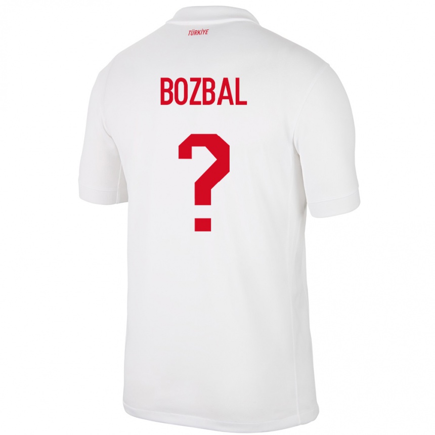 Kids Football Turkey Birsen Bozbal #0 White Home Jersey 24-26 T-Shirt Canada