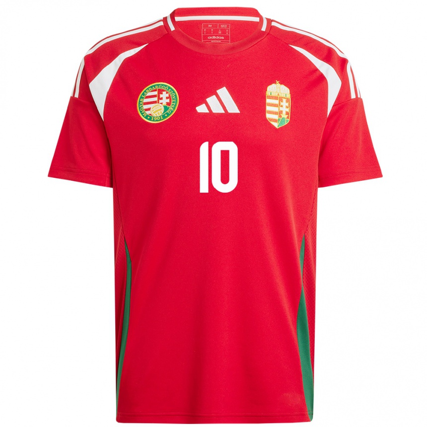 Kids Football Hungary Anna Csiki #10 Red Home Jersey 24-26 T-Shirt Canada