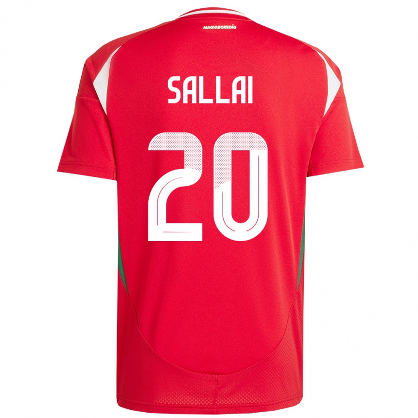 Kids Football Hungary Roland Sallai #20 Red Home Jersey 24-26 T-Shirt Canada