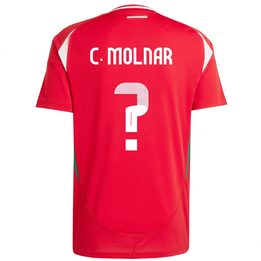 Kids Football Hungary Csaba Molnár #0 Red Home Jersey 24-26 T-Shirt Canada