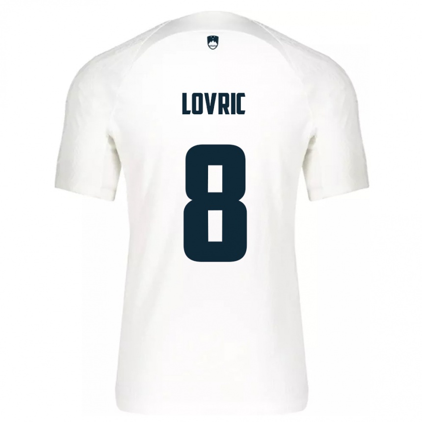 Kids Football Slovenia Sandi Lovric #8 White Home Jersey 24-26 T-Shirt Canada